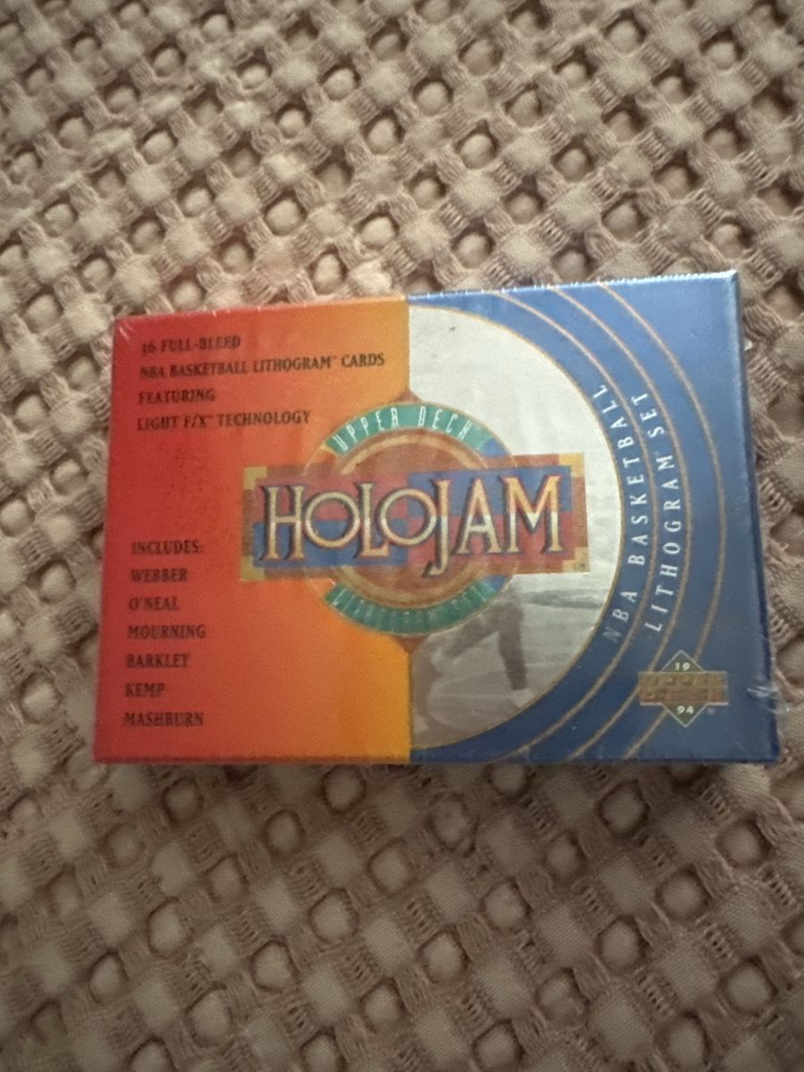 1993-94 Upper Deck Holojam NBA Basketball Lithogram Hologram Sealed Card Set Box