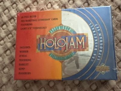 1993-94 Upper Deck Holojam NBA Basketball Lithogram Hologram Sealed Card Set Box