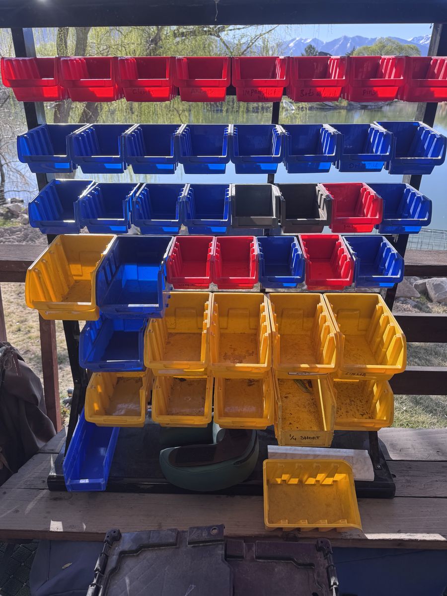 Parts Bin-  Floor/wall Mount