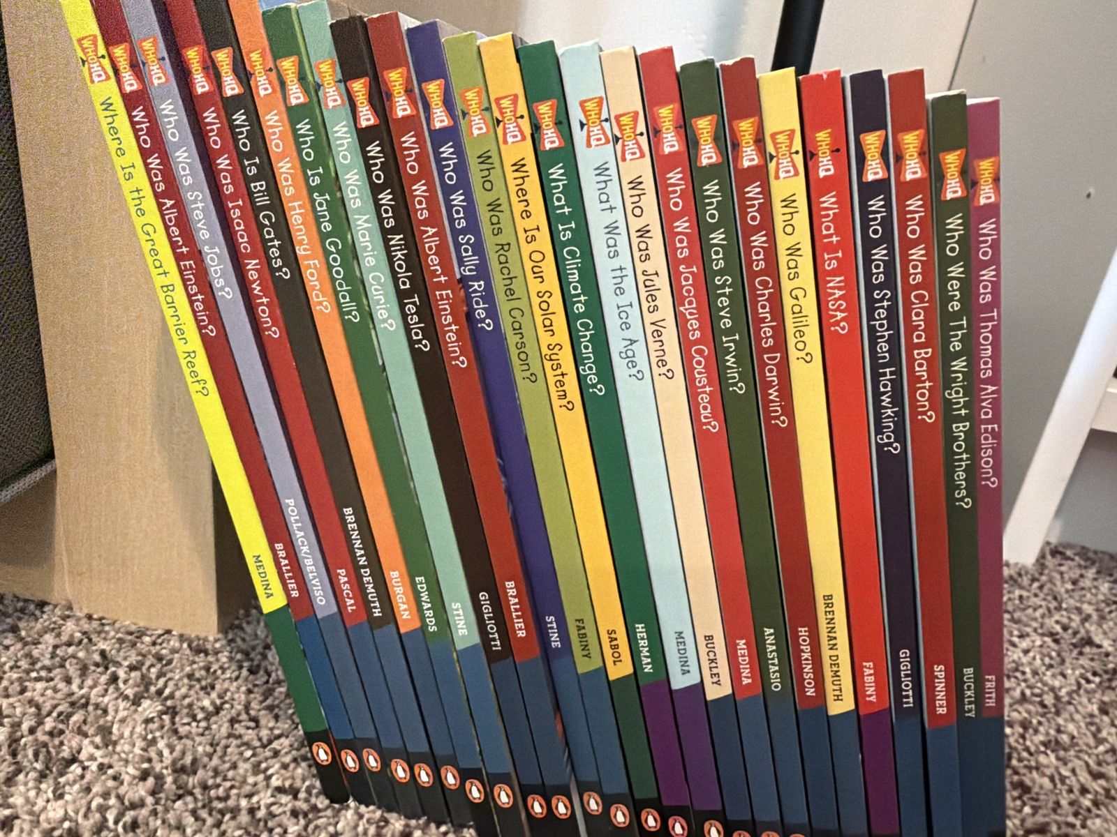 Who HQ Paperback Book Lot of 25 Who Was / What Was Children's Books