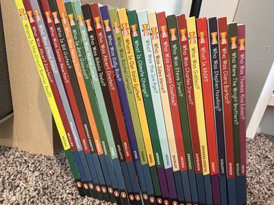 Who HQ Paperback Book Lot of 25 Who Was / What Was Children's Books