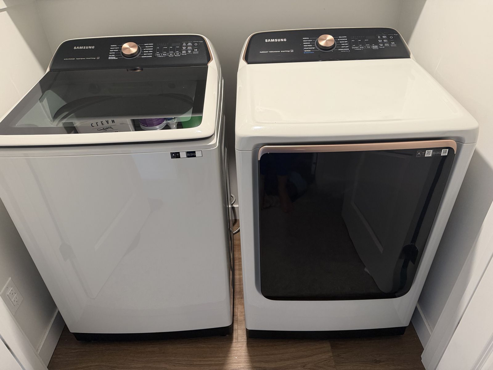 SAMSUNG WASHER DRYER SET 3YRS OLD