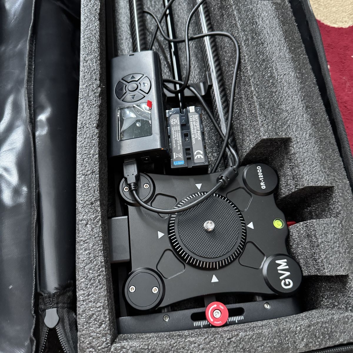 GVM GP-120QD Motorized Carbon Fiber Video Slider (48")
