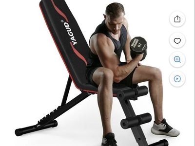 Yagud Adjustable Weight Bench – New in Box