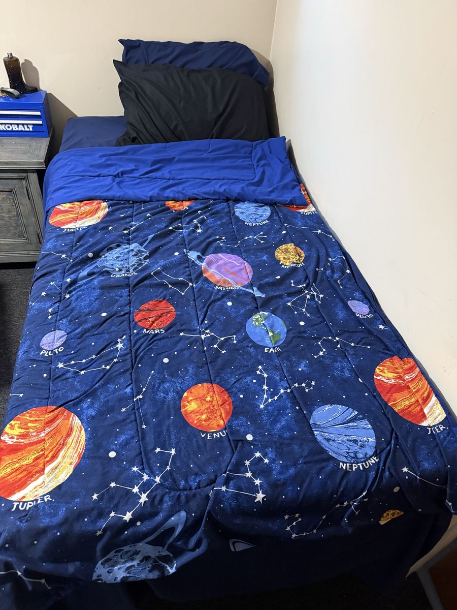 Twin bed and frame