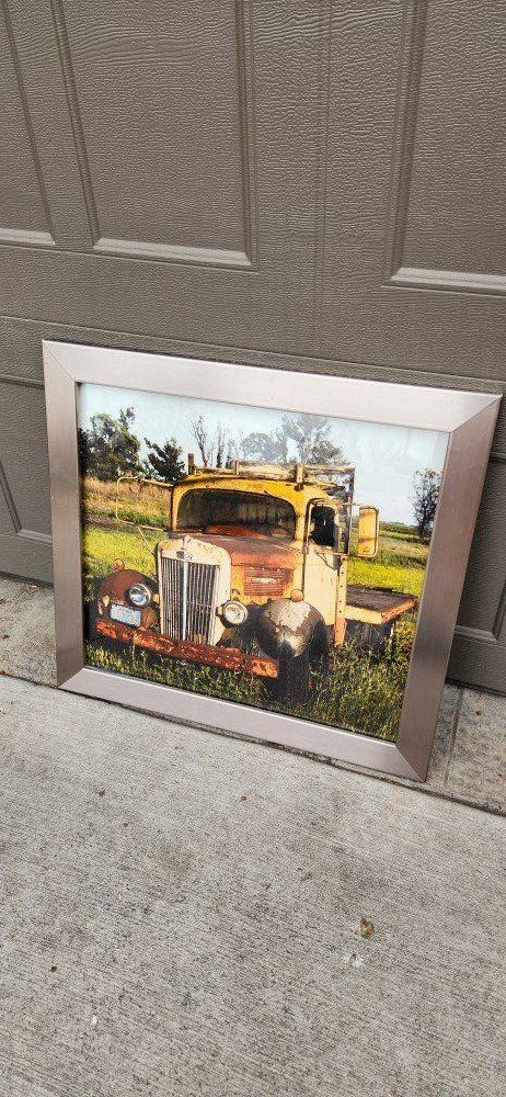 Old Truck Framed Artwork
