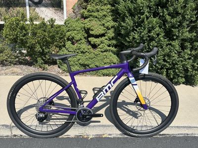 BMC Kaius 01 THREE Carbon Gravel Bike - Purple/Yellow Accent 51,54,56