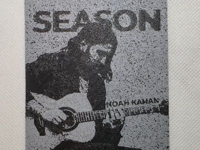 Noah Kahan 'Stick Season' 23' 3D Printed Lithophane Art Plaque - Grey/Black