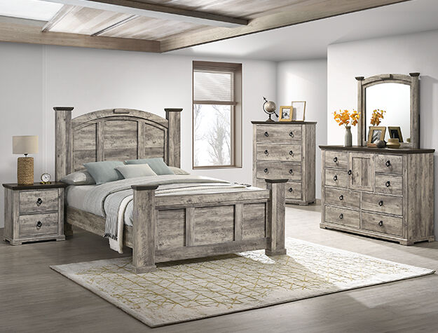 NEW Queen 6 PIECE BEDROOM SET -NEW IN BOX