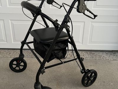 CVS Rollator Walker With Storage And seat