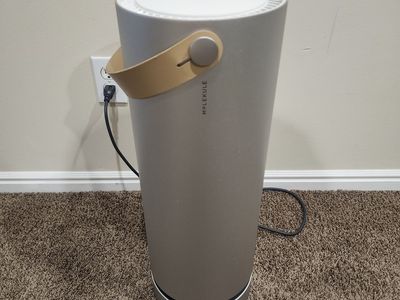 MOLEKULE HOME ONE AIR PURIFIER AIR POLLUTANT DESTROYER SILVER WORKS GREAT & CLEANS GREAT!
