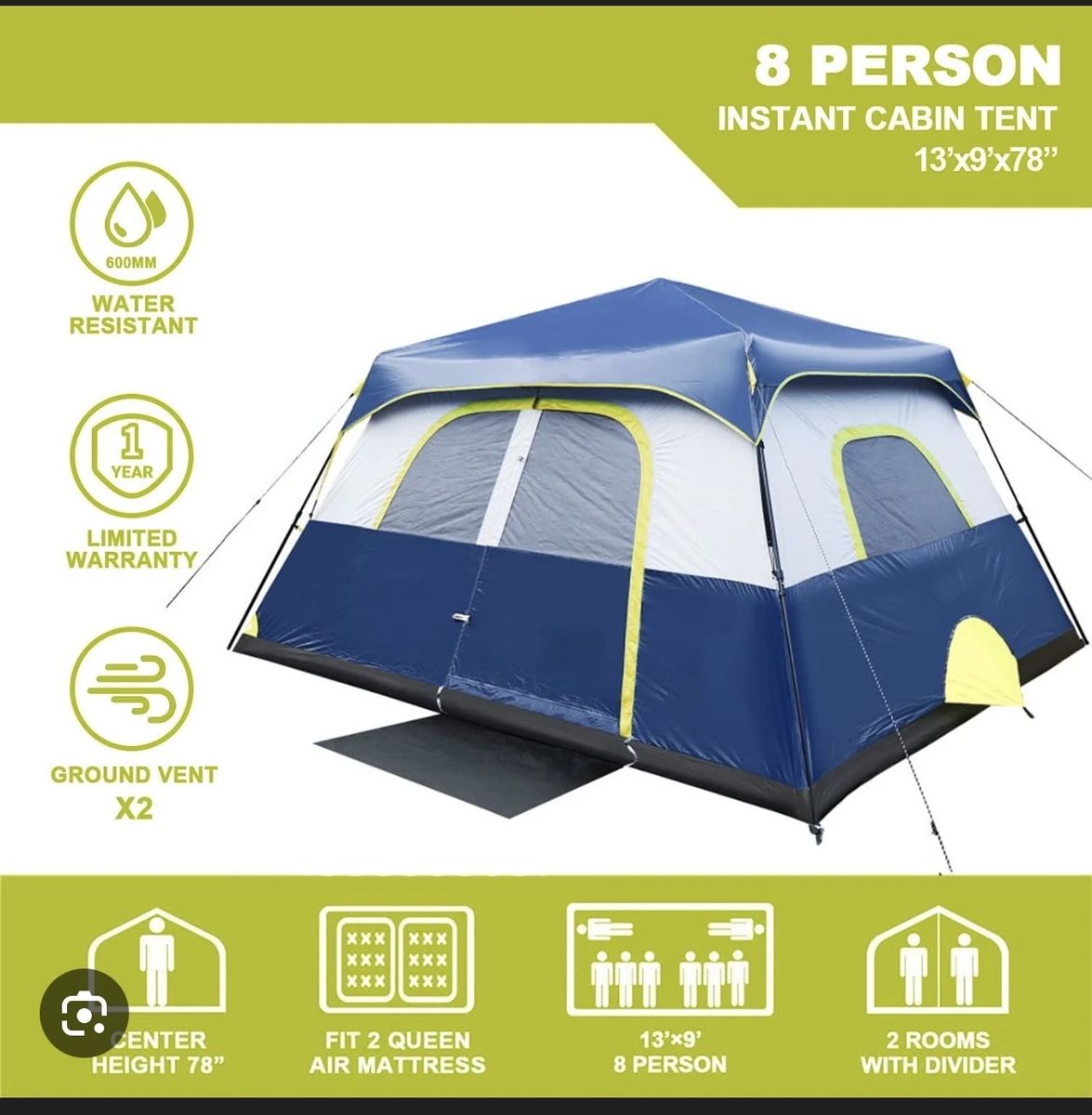 Never Used Tent