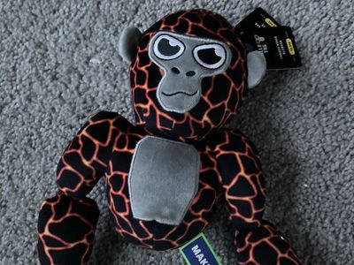 Makeship Gorilla Tag Lava Monkey Plush Stuffed Toy with Tags