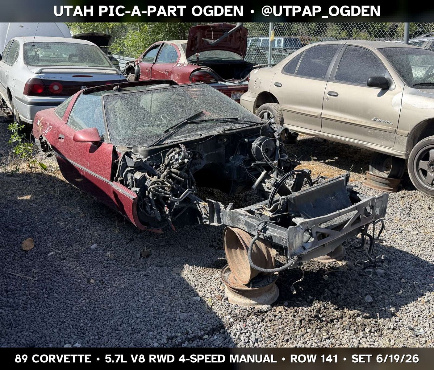 1989 Chevrolet Corvette C4 Parts - UTPAP Ogden