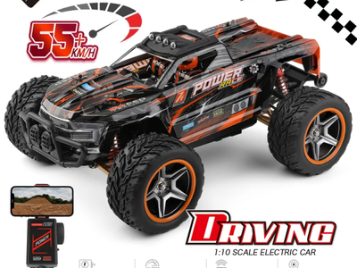NEW Wltoys 104019 1/10 Brushless 2s LiPo 4WD RC Truck w/ Aluminum Chassis, Arms
