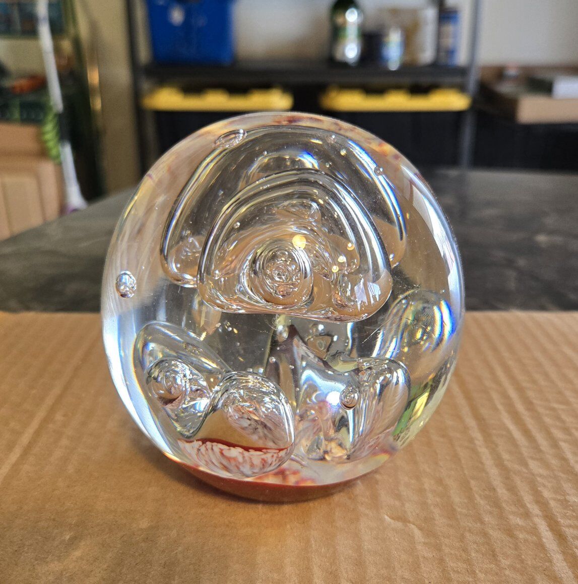 Vintage Art Paperweight