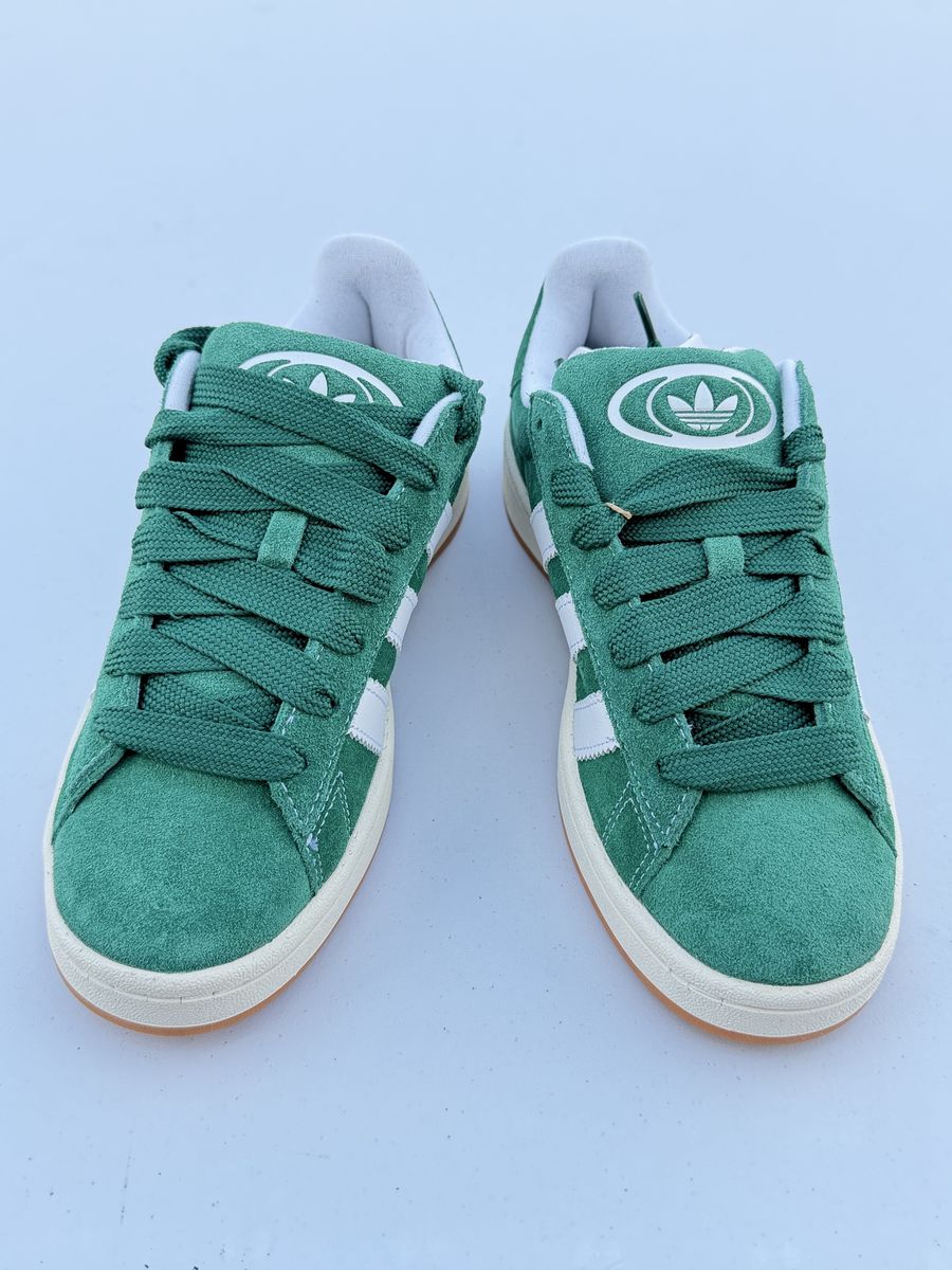 Adidas Campus 00s Men's Size 8.5 Green Suede Gum Sole Skate Shoes H03472 New