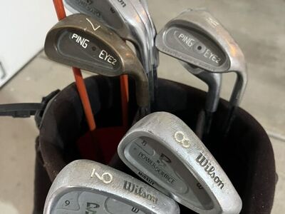 Golf Clubs and Bag