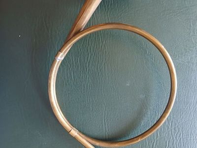 Vintage Brass Hunting Horn Post Horn Instrument decoration 801-577-2285