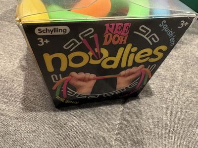 Schylling NeeDoh Noodlies & Funky Pup Squeeze Toys + Squeeeze Butter & Giant Duck