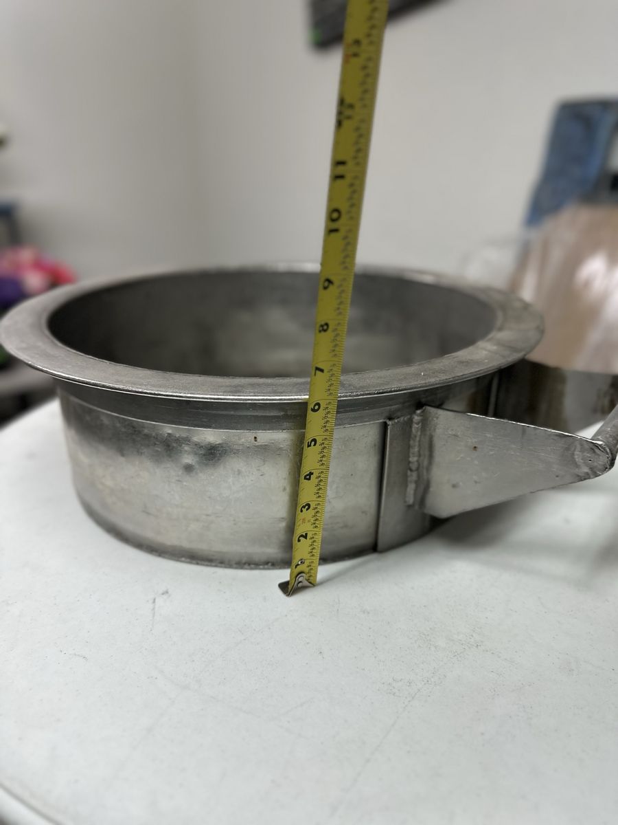 Stainless Steel Kitchen cooking pot with handles, Round, Approx 15" Diameter