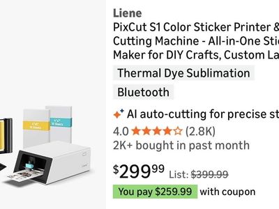 Liene S-1 PixCut Photo & Sticker Printer/Cutter
