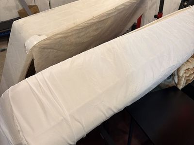Clean mattress and box used