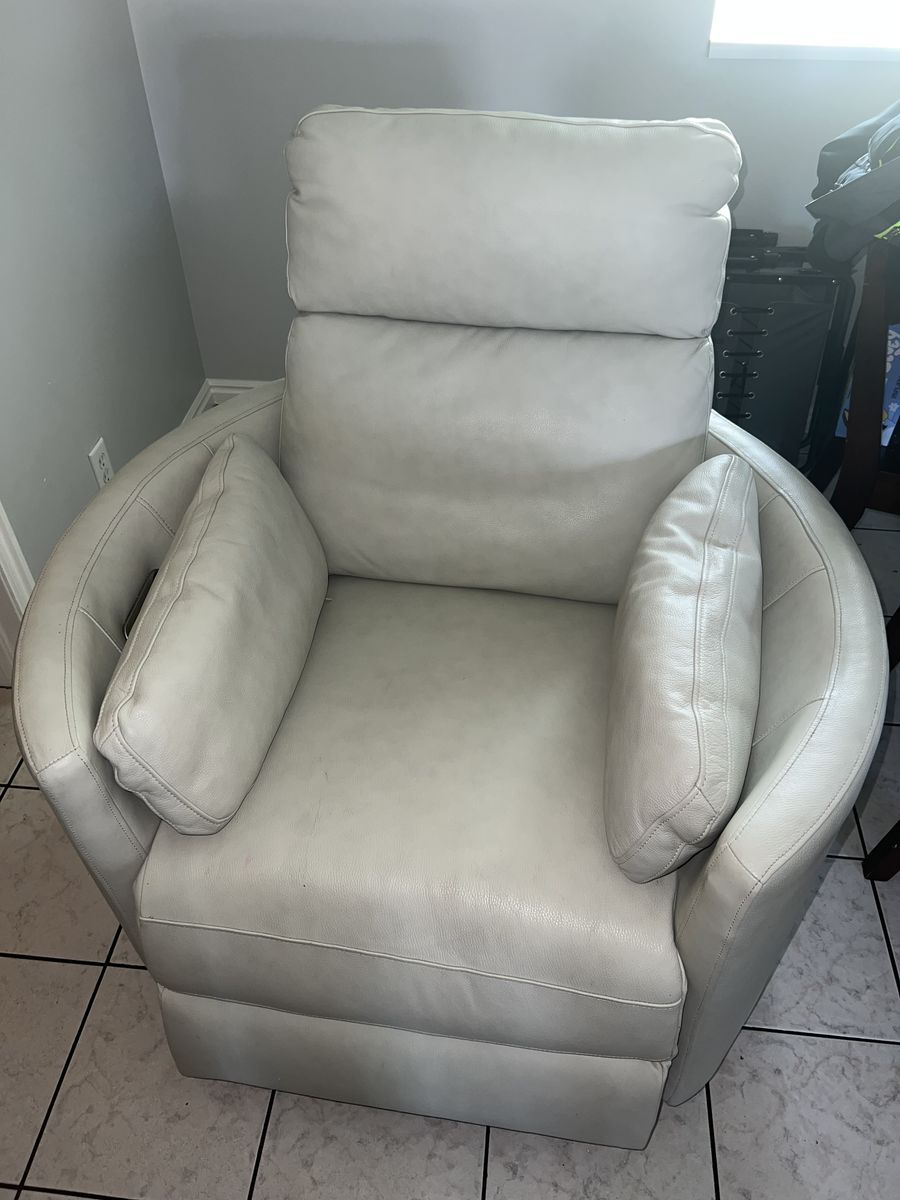 Parker House-Radius Power Swivel Glider Recliner-Florence Ivory - MRAD812GSP-P25-FIV