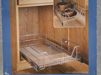 sliding cabinet organizer