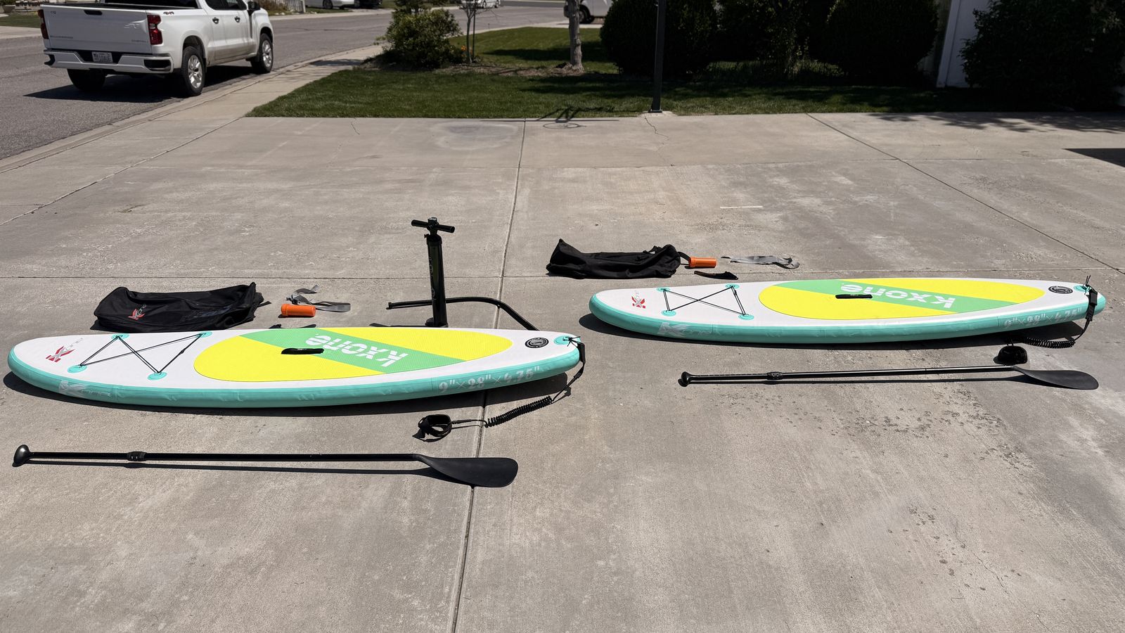 2 KXONE Inflatable Stand-Up Paddleboards (SUP)