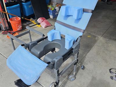 Inspired by Drive Ultima Access Bath Transfer System (Shower/Commode Chair) – Complete Setup