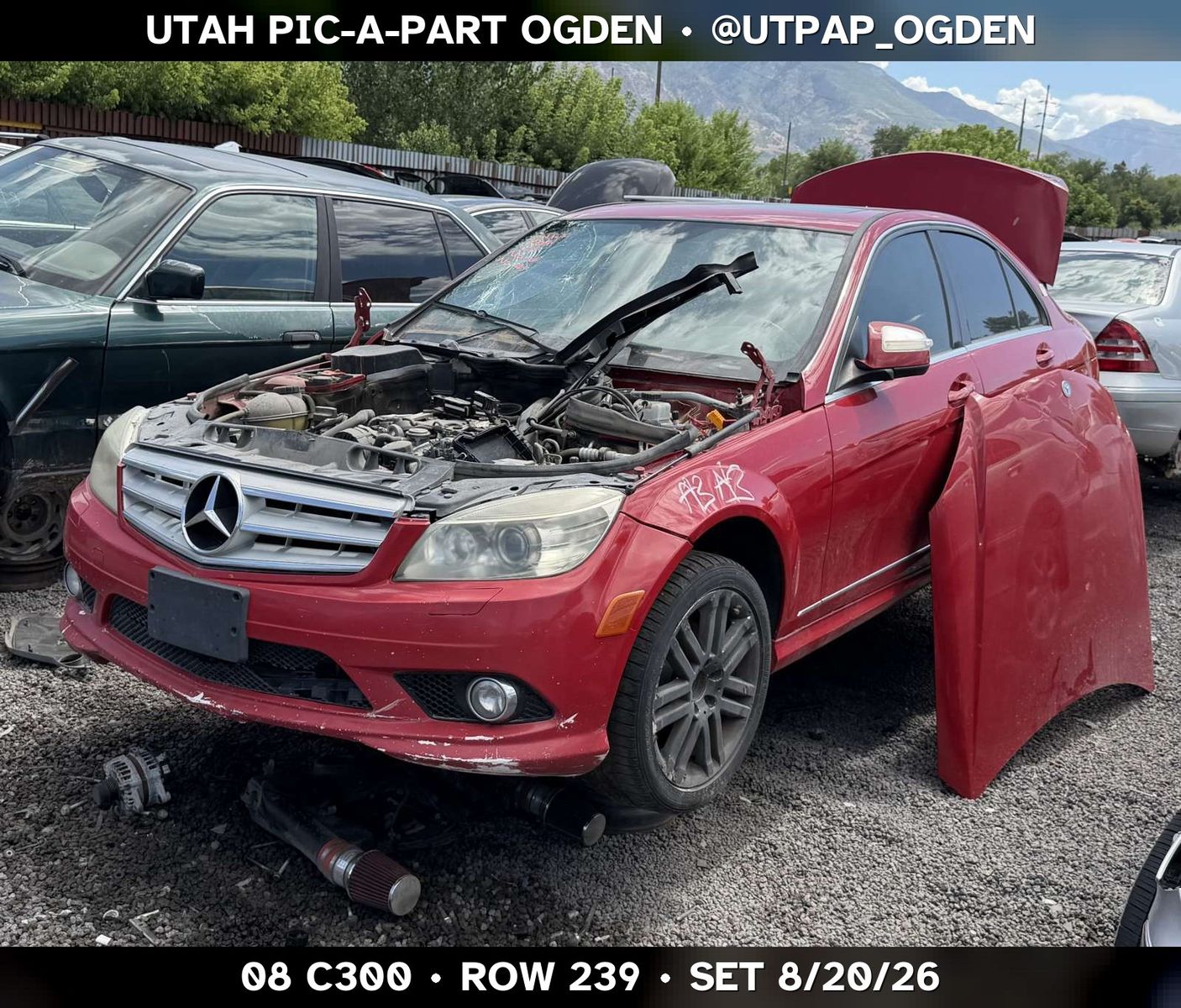 Just In! 2008 Mercedes-Benz C300 W204 Parts - UTPAP Ogden