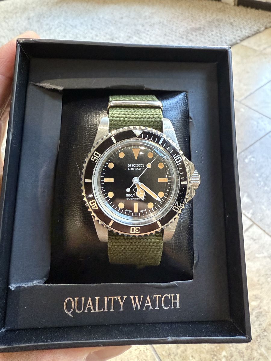 Seiko “Tudor” Submariner Clone