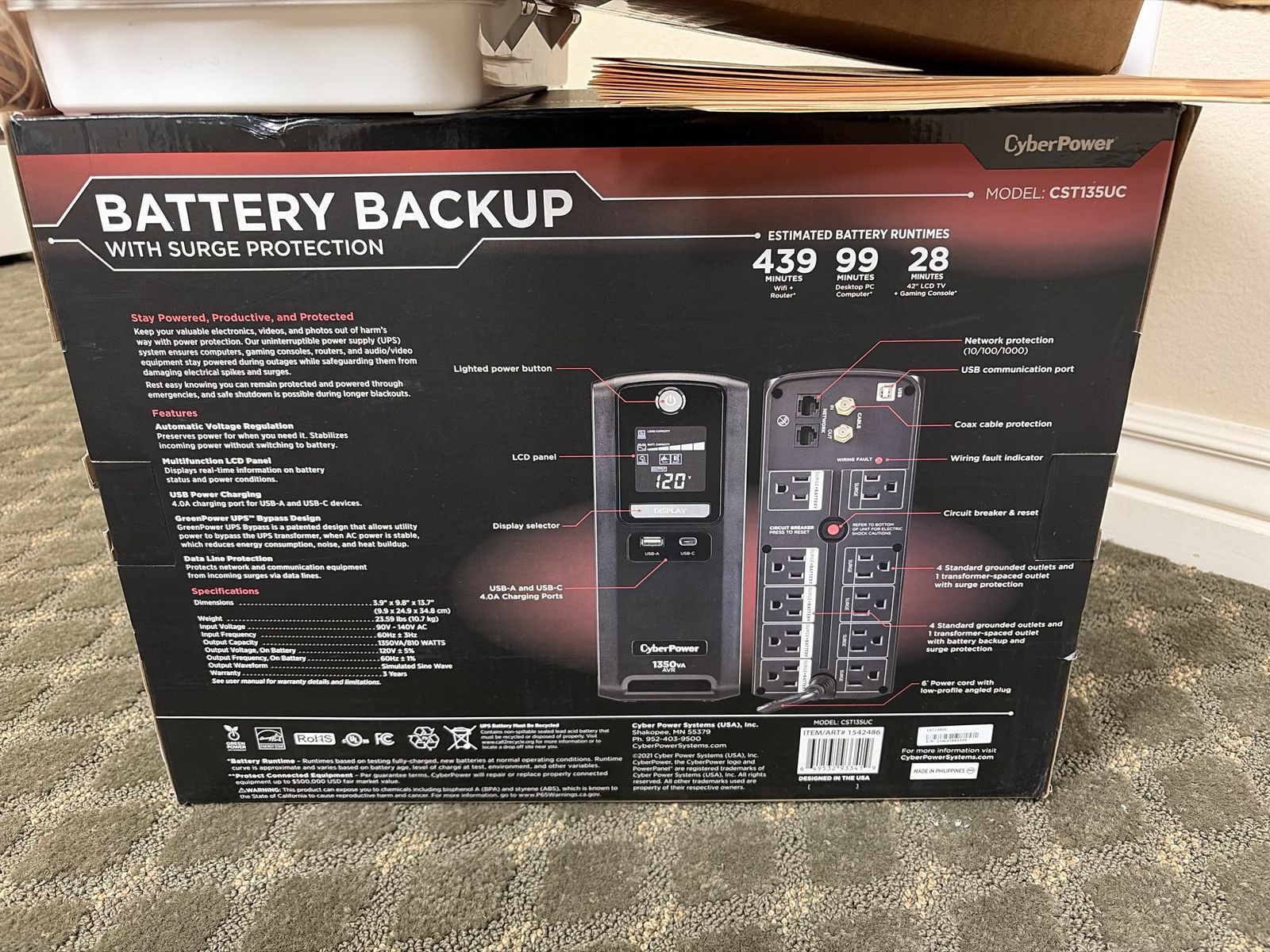 Brand New CyberPower Battery Backup $100 OBO