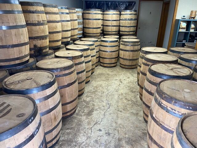 53 Gallon Oak Bourbon Whiskey Barrels - $80