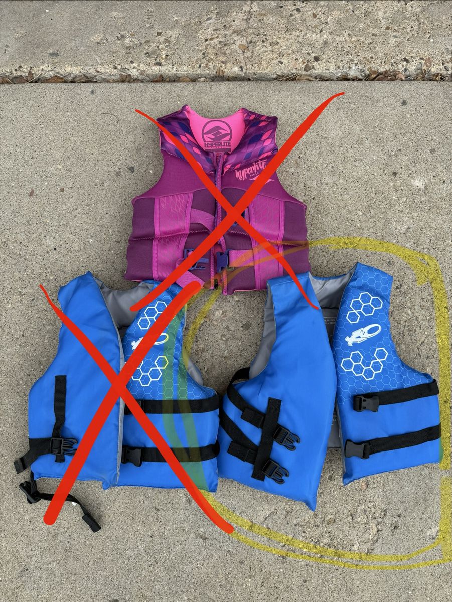 Youth Life Vests (HyperLite / X2o)