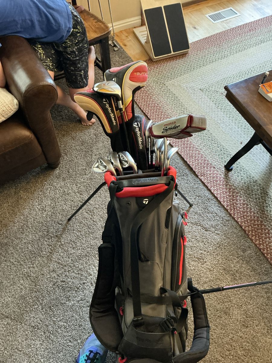 TaylorMade Burner & Monza Spider Golf Club Set with Stand Bag - RH, Full Set