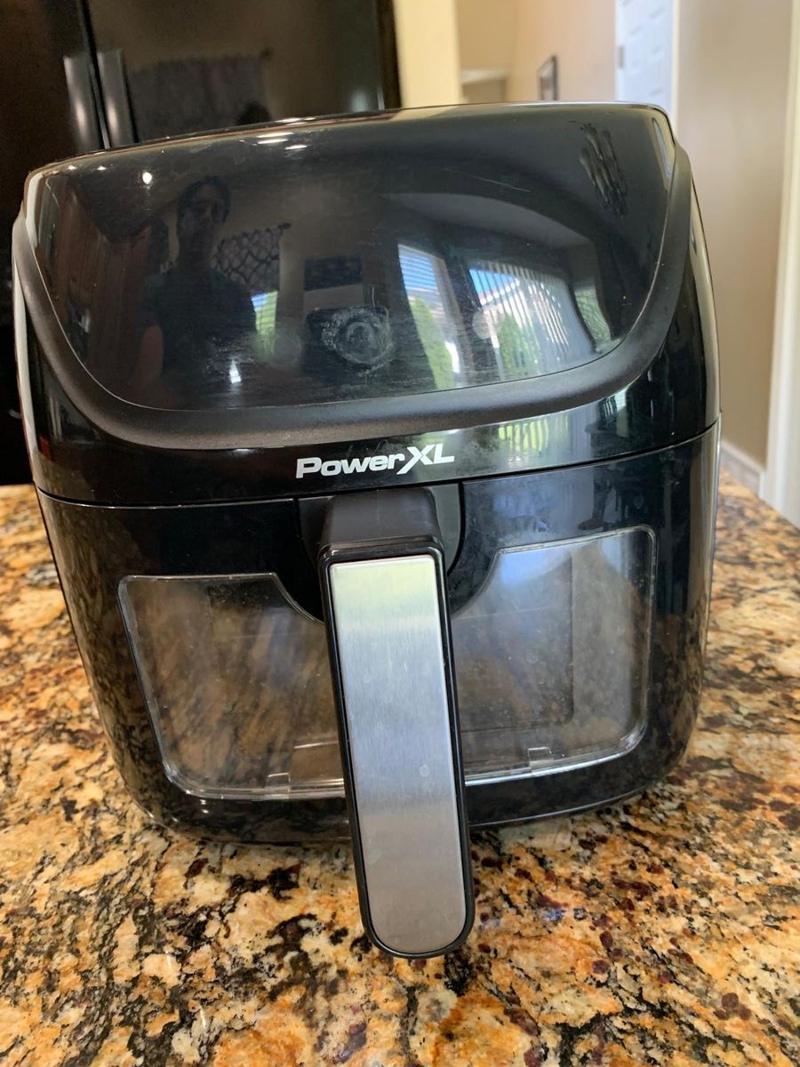 PowerXL 7 QT Vortex Air Fryer Black, Digital Display, Healthy Frying