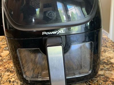PowerXL 7 QT Vortex Air Fryer Black, Digital Display, Healthy Frying