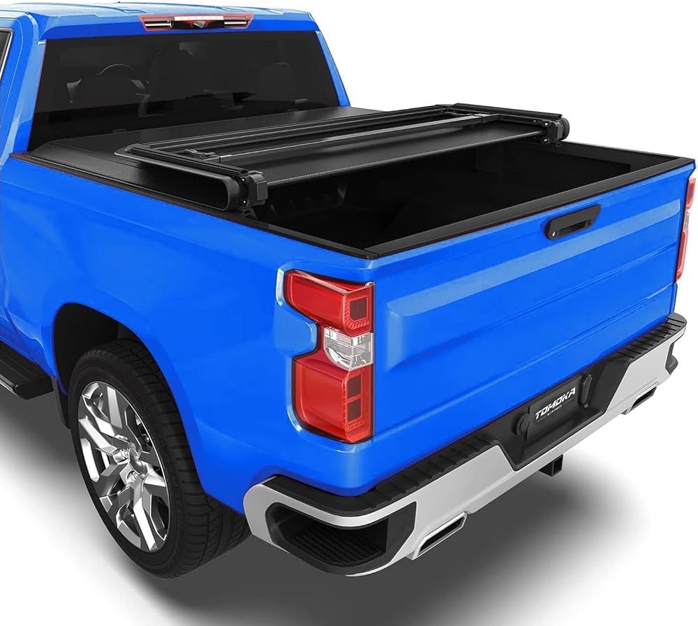 YITAMOTOR Soft Tri fold Truck Bed Tonneau Cover Compatible with 2015-2026 Chevy Colorado/GMC Canyon, Fleetside 5.2ft