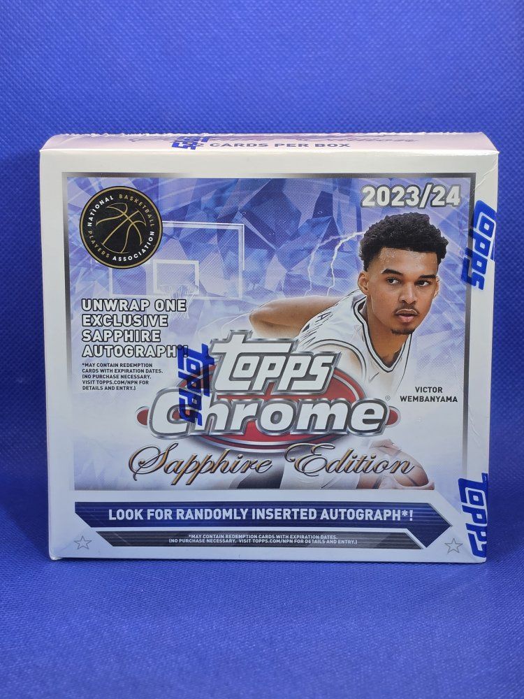 2023-24 Topps Chrome Sapphire NBA Basketball