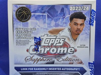 2023-24 Topps Chrome Sapphire NBA Basketball