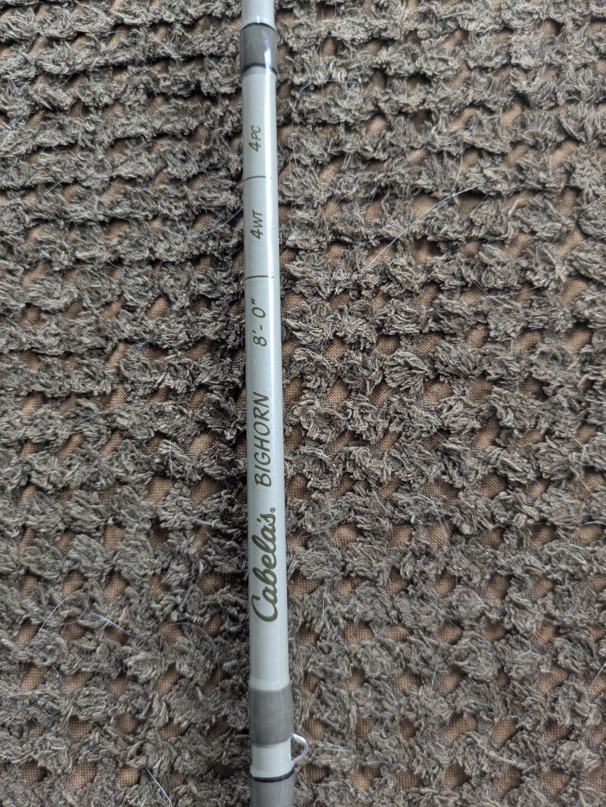 Cabela's 8-ft 4 weight fly rod- bighorn