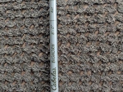 Cabela's 8-ft 4 weight fly rod- bighorn