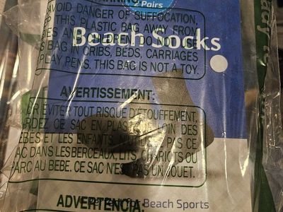 Nordic Essentials Beach Socks - 2 Pairs, Neoprene Sole & Lycra Body, UV Protection, Size S