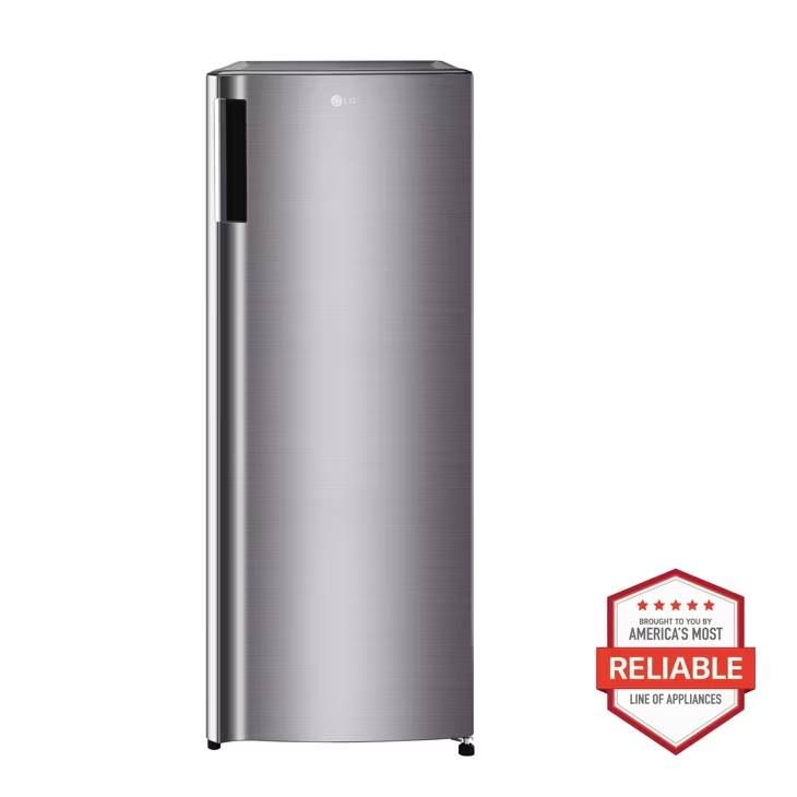 New LG Mini Refrigerator with Freezer in PrintPoof Stainless Steel