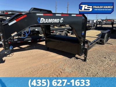 7x24 Diamond C HDT-GN 307 Gooseneck Tilt Trailer - 24K GVWR -