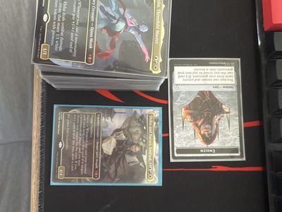 MTG Shiko and Narset, Unified Precon Commander Deck - Upgraded with Elsha, Jaya Emblem