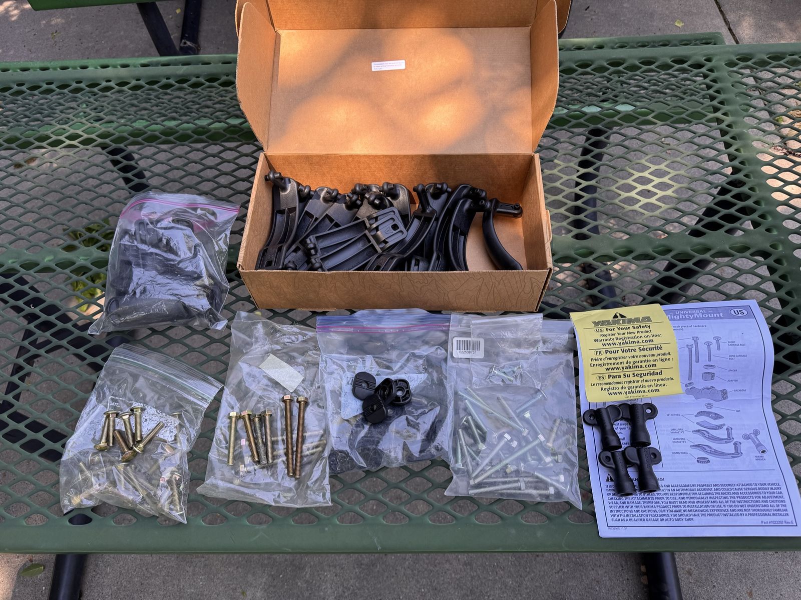 Yakima Roof Rack Mighty Mount Replacement Part Lot Bail Hex Carriage Bolt Wrench