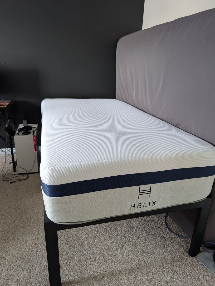Twin bed  (mattress and frame)